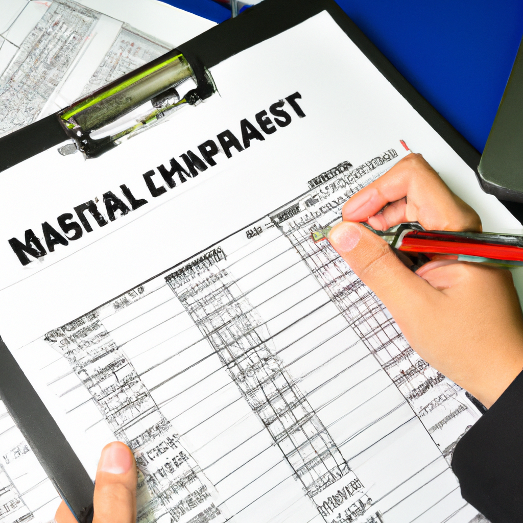 Audit qualità con ispettore RINA, documenti e grafici di processo