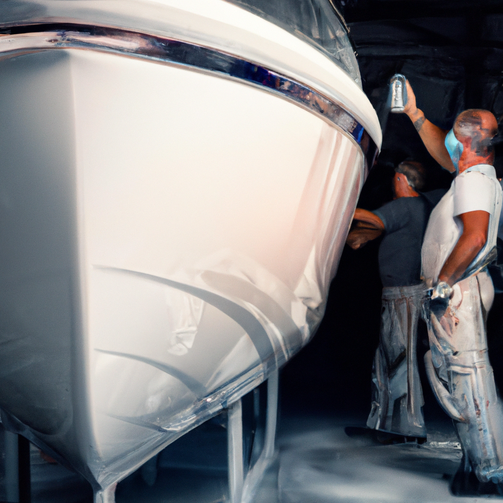 Cantiere navale e lavorazioni su yacht