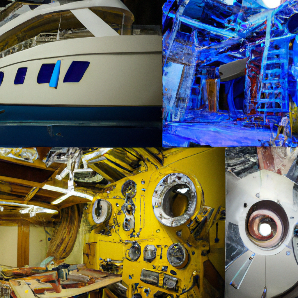 Collage di refitting: falegnameria, elettronica, verniciatura e meccanica su yacht